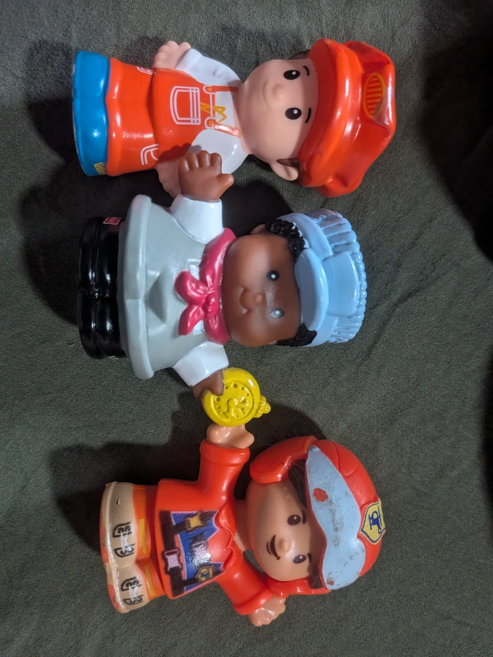 2001 Fisher-Price Little People - Fun Sounds Train - Parts Of Set